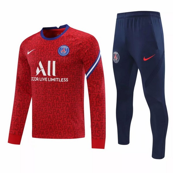 Chandal Paris Saint Germain 2021-2022 Rojo Azul